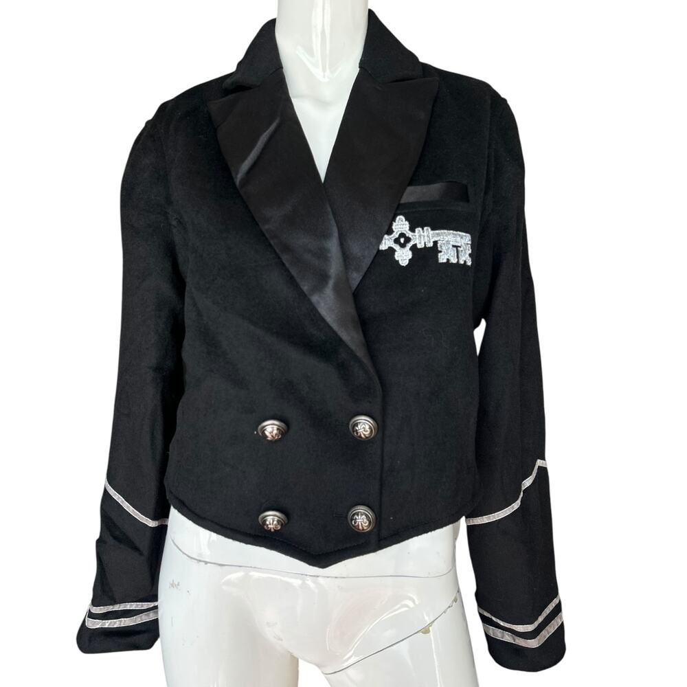 NWT St. Sereno Sailor Double-Breasted Blazer Jacket Size Small